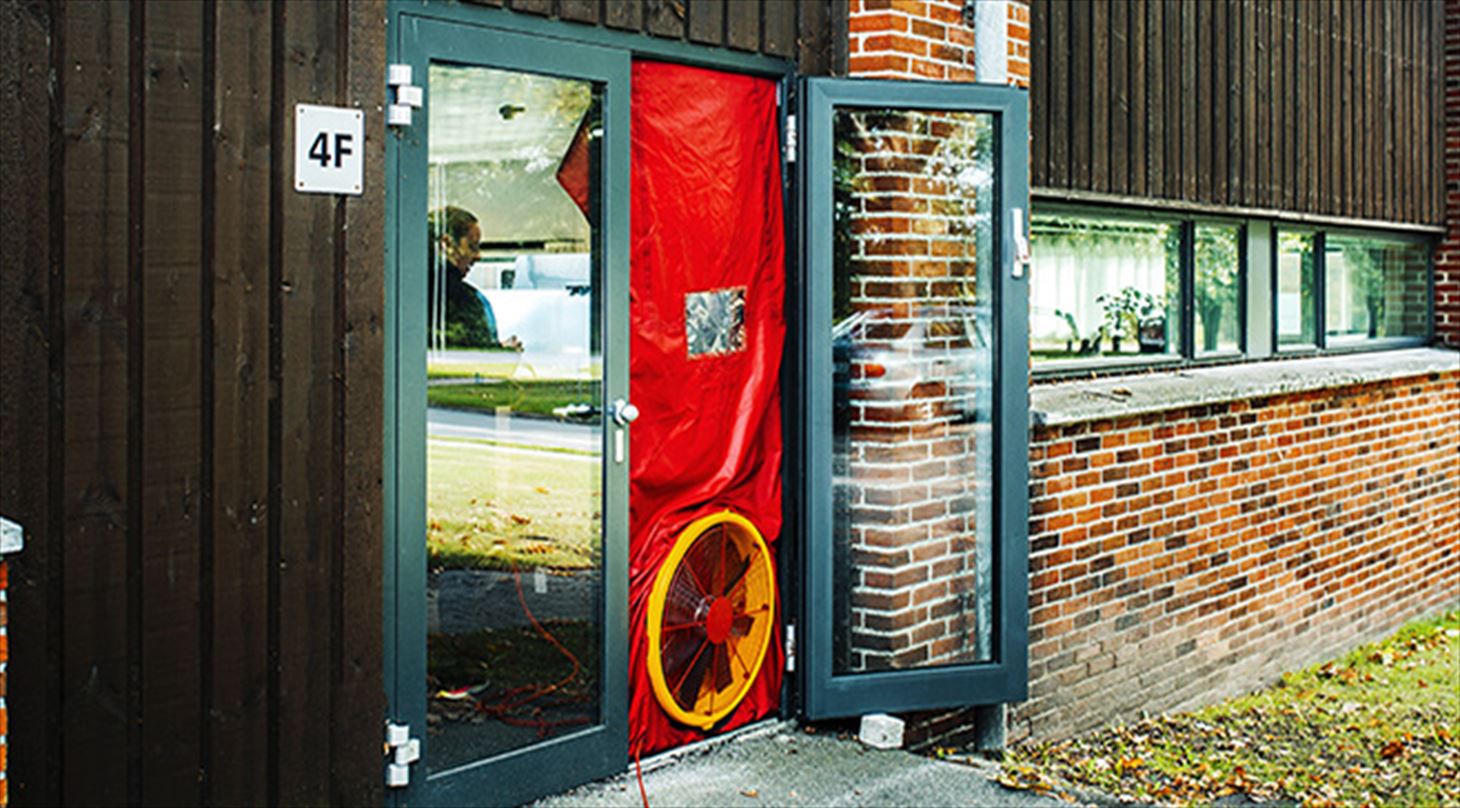 Trykpr�vning af klimask�rmen